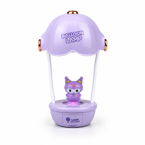 3 in 1 Mini Hot Air Balloon Night Light Desk Lamp with Pencil Sharpener – Cute Kids Study Table Decor & Showpiece