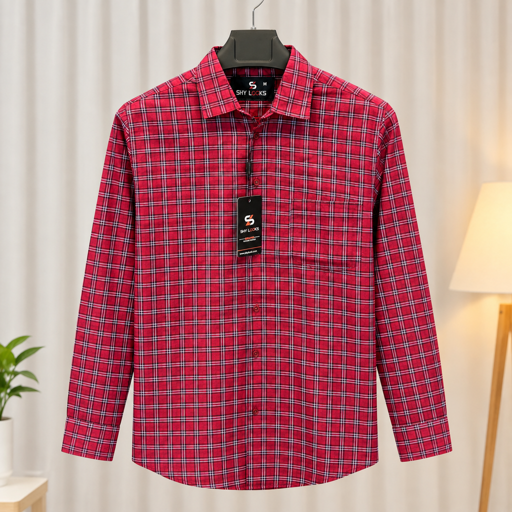 Premium Pure Cotton Check & Print Shirts