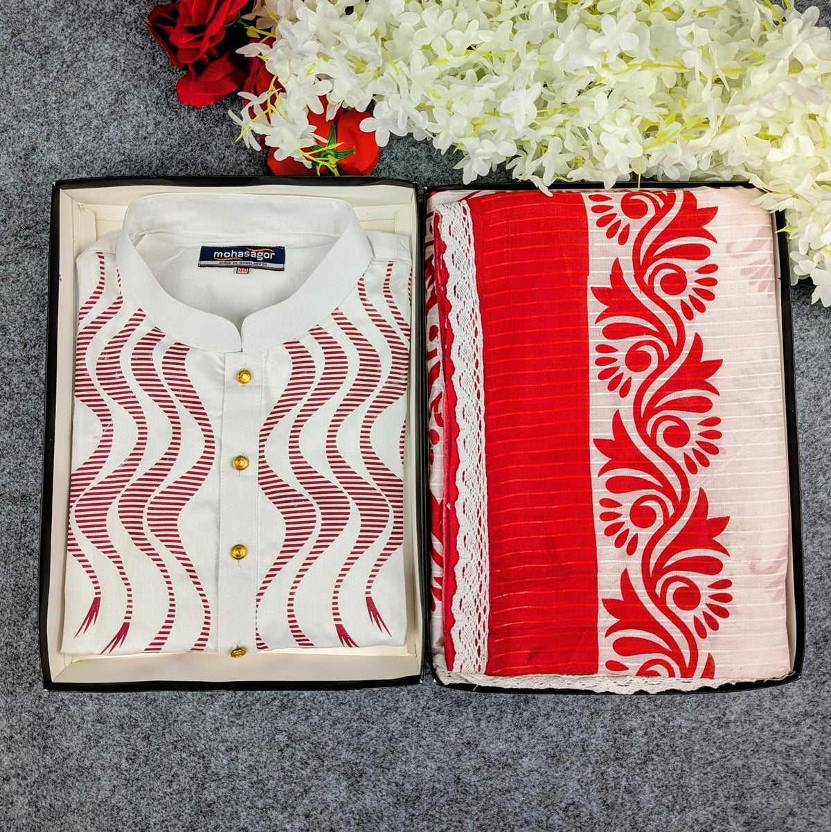 Festive Special Couple Set – Puja Edition