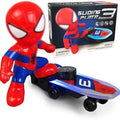 Spiderman Stunt toys for kids. Sliding Plate