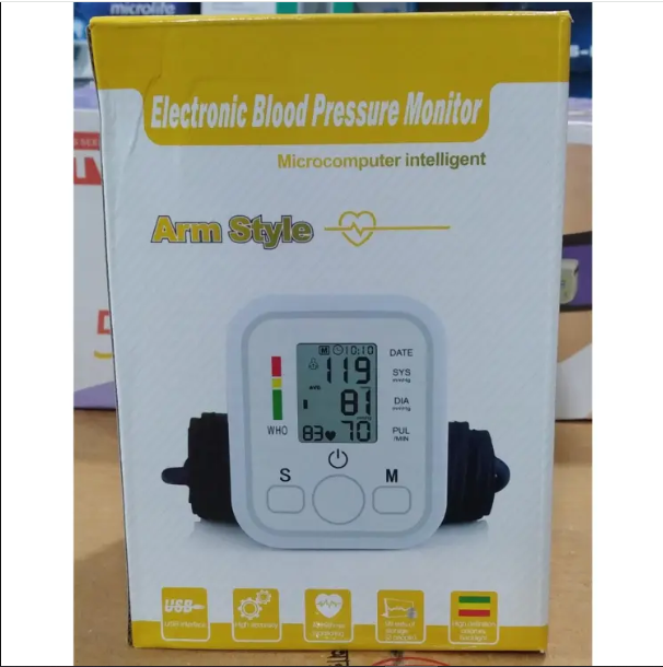 Electronic Digital Blood pressure Machine High Accuracy  Comes with  free thermometer