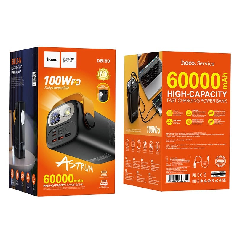 Hoco DB160 Astrum PD100W 60000mAh Power Bank