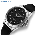 Crrju New 5025 Men's & Ladies' Waterproof Watch (black)