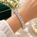 Pastel Pink American Diamond-Cut Premium Kada/Bangle Set (2 Pieces)