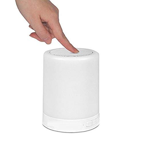 Touch Lamp Portable Bluetooth Speaker – Smart Touch Color-Changing Night Light, 3 Brightness Levels, 3W Speaker, TF Card & AUX Support with 800mAh Battery
