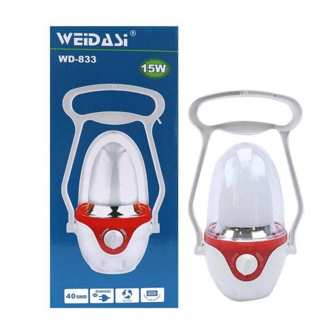 Weidasi WD-833 15W Rechargeable Emergency Light