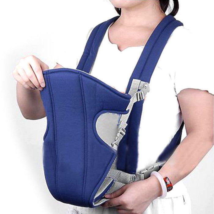 4-in-1 Baby Carrier With Comfortable Cushioned Head Support & Buckle Straps Multicolor