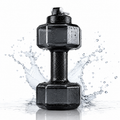 2-in-1 Dumbbell Shape Water Bottle 2.8L – BPA-Free Large Capacity Sports Water Jug & Handheld Gym Workout Fitness Weight for Fitness, Yoga & Outdoor