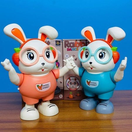 Dancing Rabbit Toy for Kids – Cute Musical Electric Bunny with Light & Sound