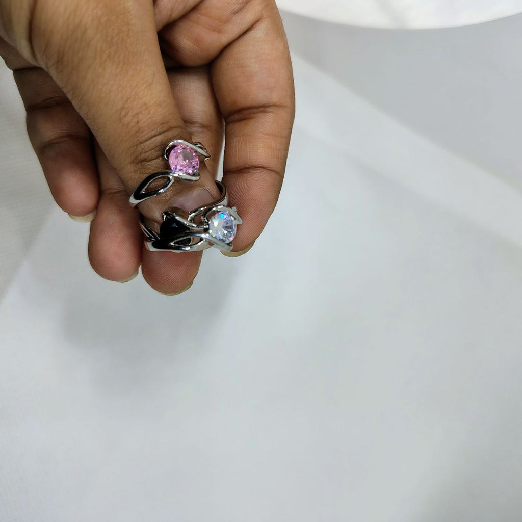 Infinity Noir Stone Ring