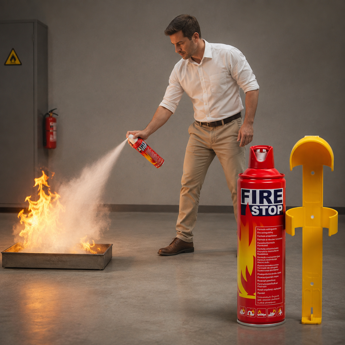 1000ml Fire Stop portable fire extinguisher spray