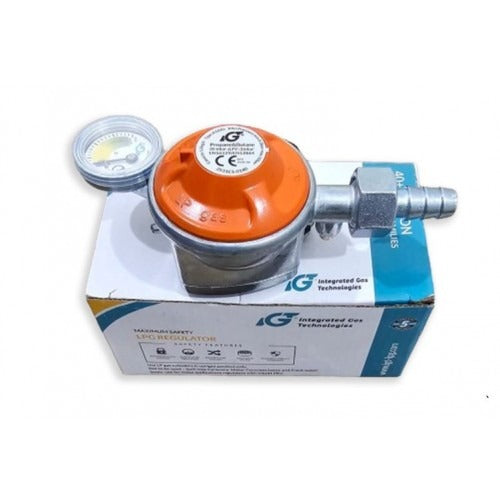 IGT Maximum Safety LPG Regulator, a safety device for LPG gas stoves. Denmark
