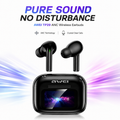 Awei TP29ANC AI Translation & ANC Wireless Earbuds – Bluetooth 6.0 Real-Time Translator Earphones with 147 Languages, 10mm Driver & LCD Touch Screen