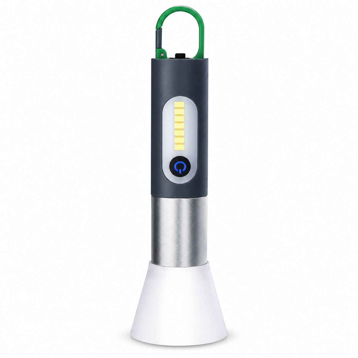 ALLYES LED Rechargeable Tactical Flashlight – Zoomable High-Lumen Torch with 4 Lighting Modes, IP65 Waterproof & Type-C Fast Charging