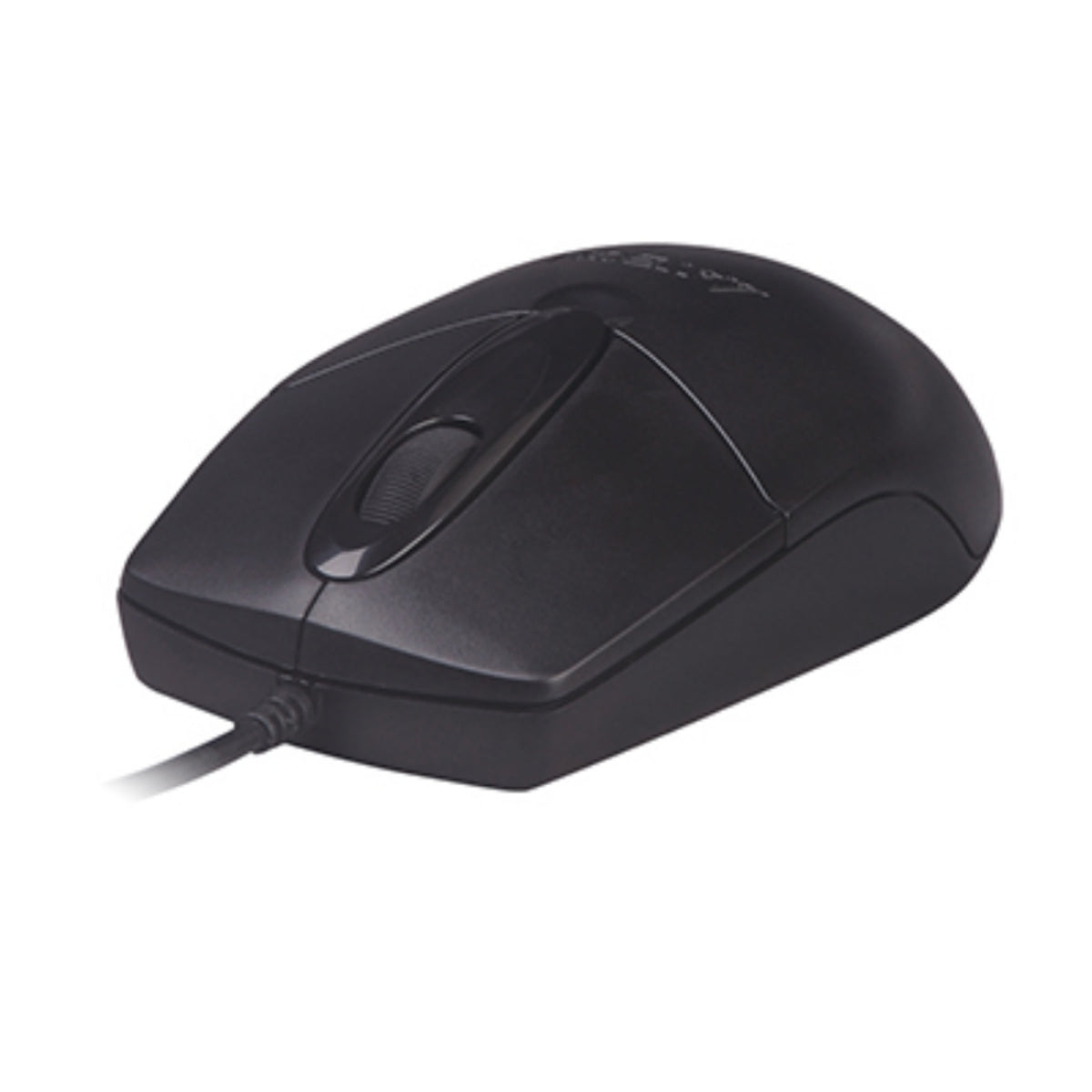 A4Tech OP-720 Wired Optical Mouse – 1200 DPI, Ergonomic Symmetric Design, Plug & Play, 1.5M USB/PS2 Cable & Durable Build for Office & PC